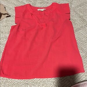 Pink Sleeveless Blouse